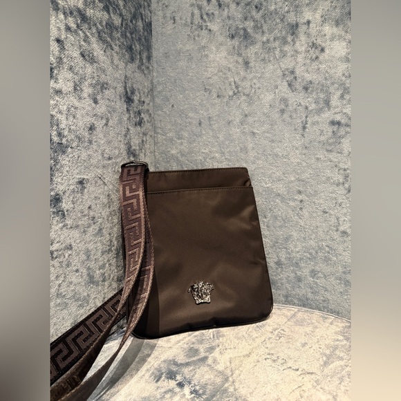 Versace Medusa Nylon Shoulder Bag